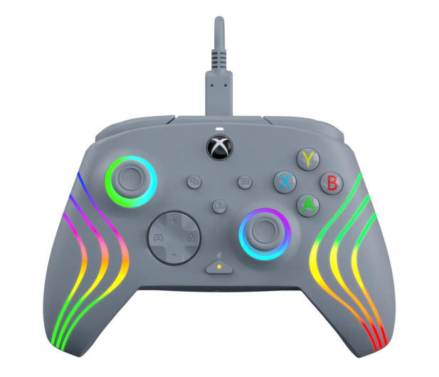 PDP XS Pad przewodowy Afterglow WAVE - szary - 1170248 - zdjęcie